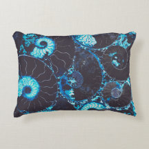 Blåsvart Nautilus snäcka mönster, skrämt geometri