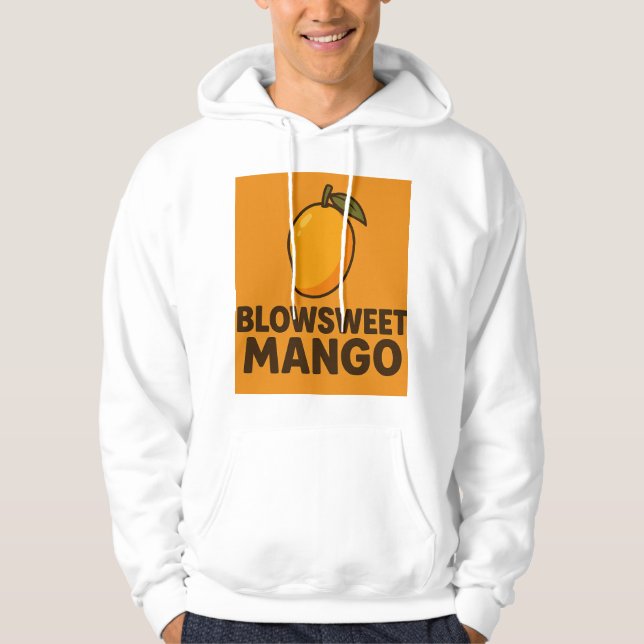 blåsvett mango hoodie (Framsida)