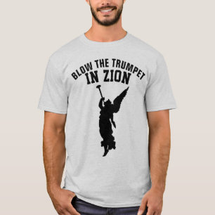 BLÅT TRUMPET I ZION, Christian T-Shirts