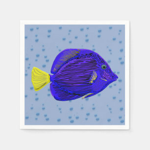 Blåtad tonfisk pappersservett
