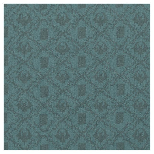 Blätade Bokar och Fladdermöss i Bibliotek, mönstra Tyg (Närbild)