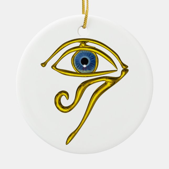 BLÅTALISMAN, Svart och Vitt Julgransprydnad Keramik (Framsidan)