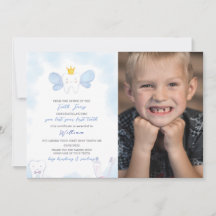 Blåtandad Fairy Brev med foto
