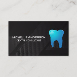 Blåtandad Logotyp   Dentalt Visitkort