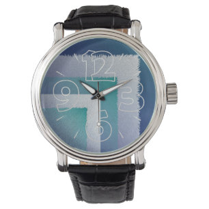 blåteal grått ex pastel armbandsur