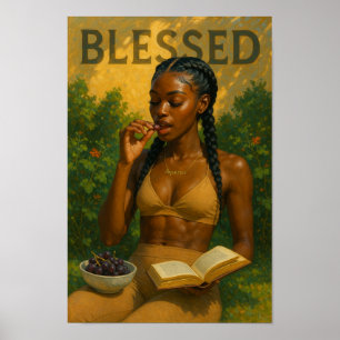 Blated Aquarius Queen Poster