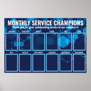 Blåteknikanställd för månadens fotovisning poster