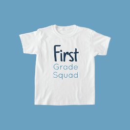 Blåtextens första Klass-fyrkantsskuggor T Shirt