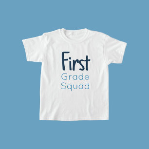 Blåtextens första Klass-fyrkantsskuggor T Shirt