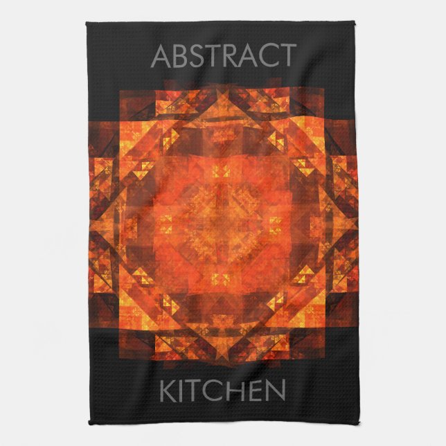 Blating Abstrakt Art Kitchen Towel Kökshandduk (Vertikal)
