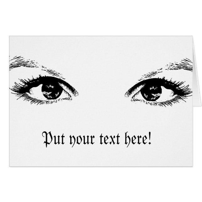 blåtiror hälsningskort (Framsidan Horizontal)