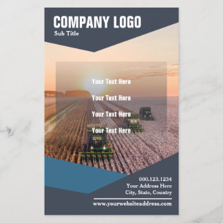 Blåtoner, Anpassade 5,5" x 8,5" Flyer