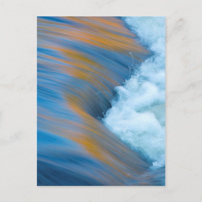 Blått abstrakt vatten, Kanada Vykort (Framsida)