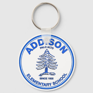 Blått Addison Keychain Nyckelring