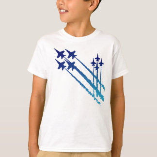 Blått Änglar Dubbla Diamonds Kids T-Shirt
