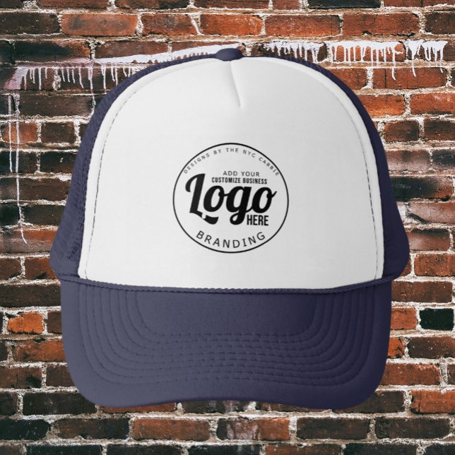 Blått Anpassningsbar Logotyp, skyddat fett Keps (blue custom logo hat)