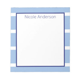 Blått Anteckningsblock i Wide Rand