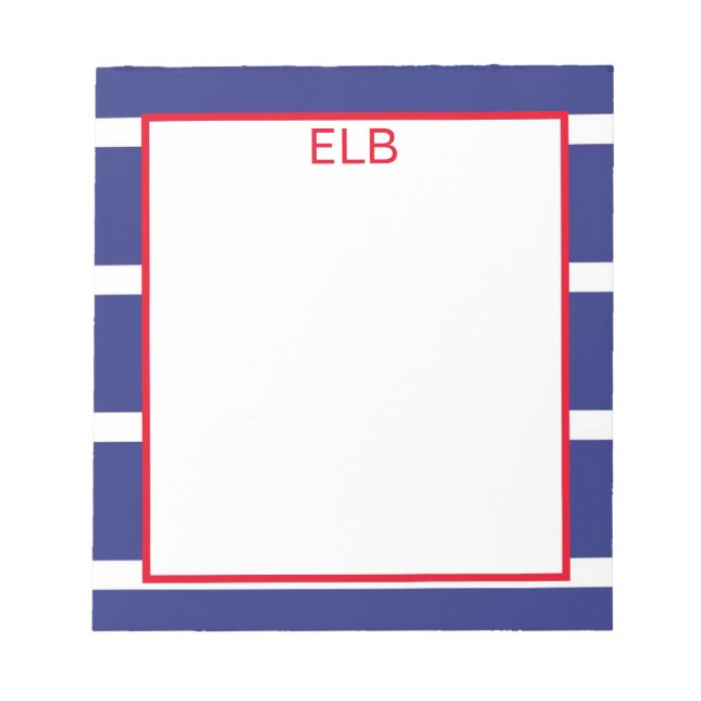 Blått Anteckningsblock vid Rand (Framsida)