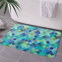 Blått Aqua marockanskt mosaikmönster