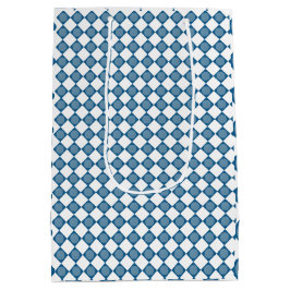 Blått Argyle-golfmönster i presentpapper