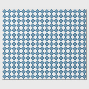 Blått Argyle-golfmönstrat presentpapper