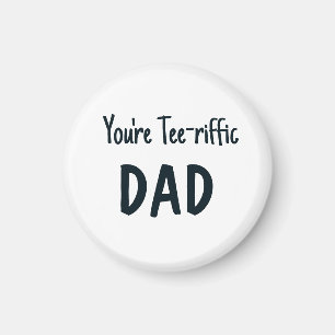 Blått att du är T-riffic pappa-text Magnet