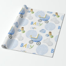 Blått Baby bärgningsdamm för vattenfärg, babykläde