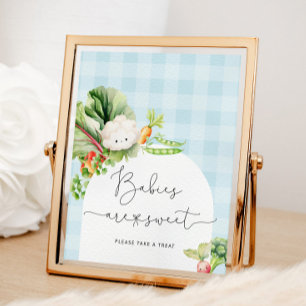 Blått baby Spädbarn är Poster på plats