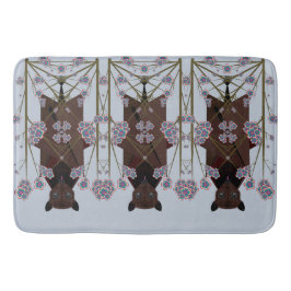 Blått badmat från Himlar Badrumsmatta