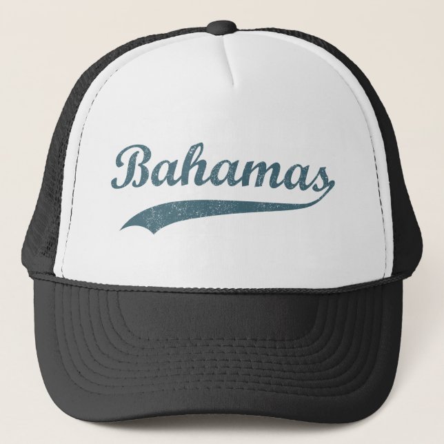 Blått Bahamas Truckerkeps (Framsida)