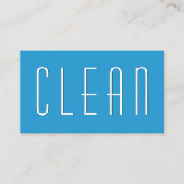 Blått Bassäng-hus STÄDNING enkelt Stil V38A Visitkort