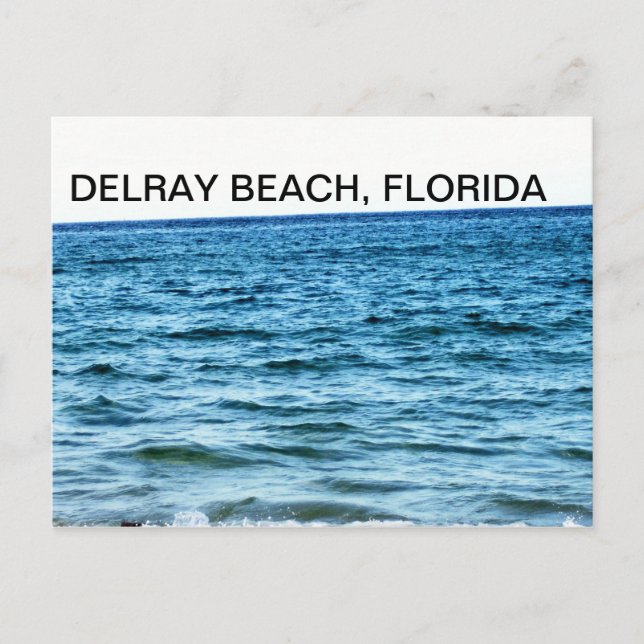 BLÅTT BEVATTNAR VYKORT (Framsida)