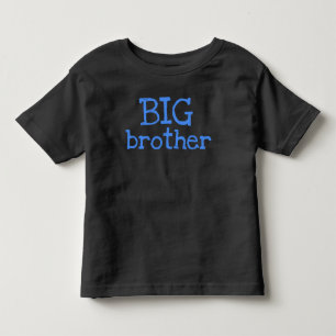 Blått BIG-raster för text Tee