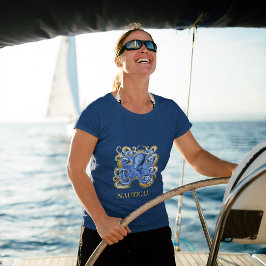 Blått bläckfisk, Elegant, personligt T Shirt