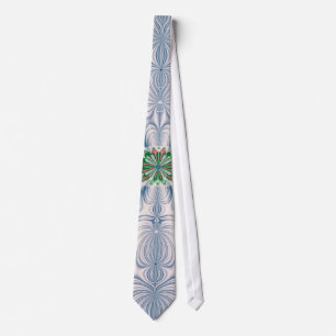Blått blad slips