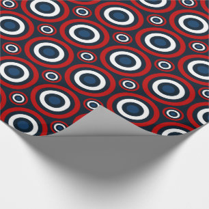 Blått, bläddrat, vitt,Blått 2 Presentpapper