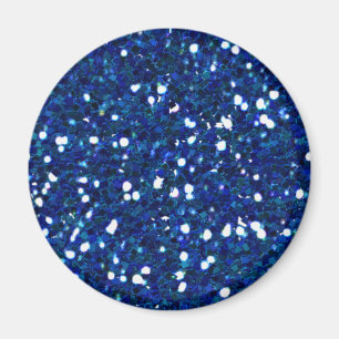 Blått blänker magneten magnet
