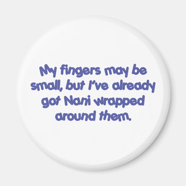 &Blått (blått) Magnet (Framsidan)