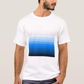 Blått bleknar tee shirt