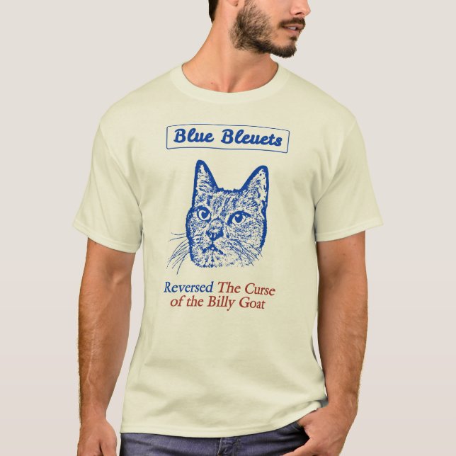 Blått Bleuets vände om förbannelsen av den Billy T-shirt (Framsida)