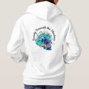 Blått blobkrav t shirt