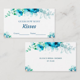 Blått Blommigt anger hur många Kisses-Möhippor som Tilläggskort