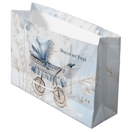 Blått Blommigt för vattenfärg Cute Classic Baby Ba