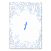 Blått Blommigt i Bröllop