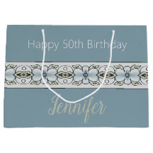 Blått Blommigt i fokus