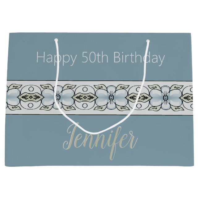 Blått Blommigt i fokus (Framsidan)