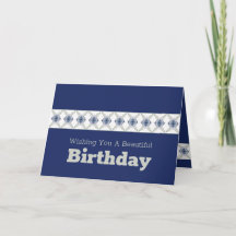 Blått Blommigt i fokus