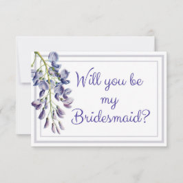 Blått Blommigt kommer att bli mitt briljantkort Inbjudningar