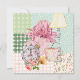 Blått botaniskt ljus bakgrund för utspädd vattenfä