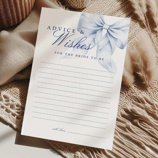 Blått Bow Möhippa Råd för Bride (Skapare uppladdad)